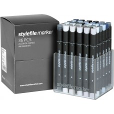 Stylefile - Marker Classic - 36er Set Grey